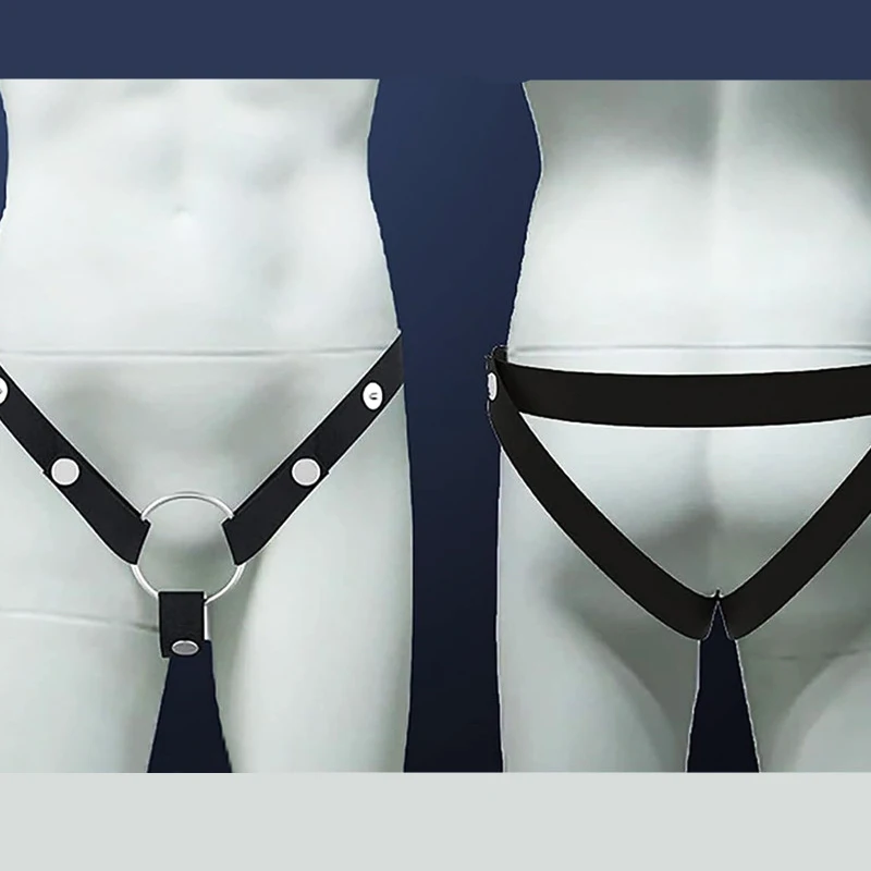 Jaula de castidad elástica para hombres, cinturón auxiliar anticaída, accesorios exóticos Bdsm, fetiche, juegos eróticos, equipo de Bondage