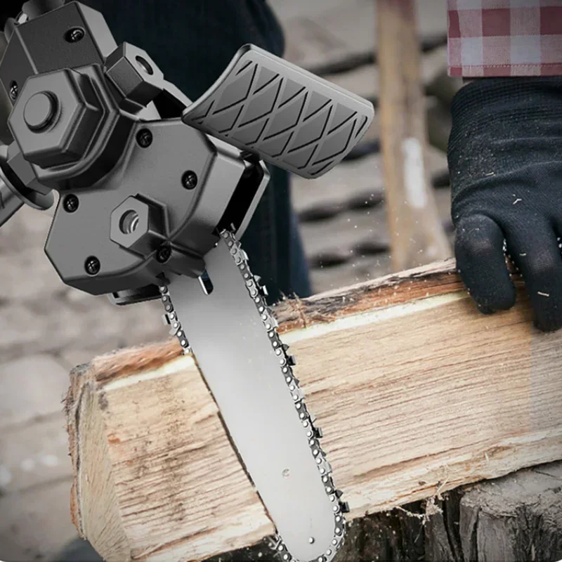 

Electric Drill Modified Tool Electric Chainsaw adapter Tool Portable Conversion Head Kits 4 Inch Woodworking Pruning