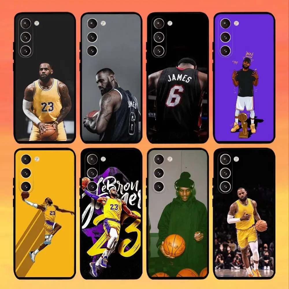 

LeBron J-James Famous basketball Phone Case For Samsung Galaxy A73,A72,A71,A70,A52,A51 Others Soft Black Cover