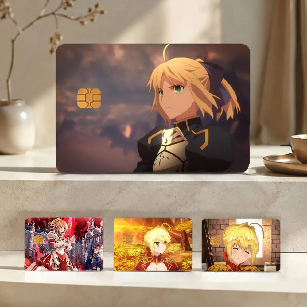 

Nero Claudius Fate Extra Nero Beast HD Waterproof Card Skins Protective Stickers for Credit Bank Game Cards
