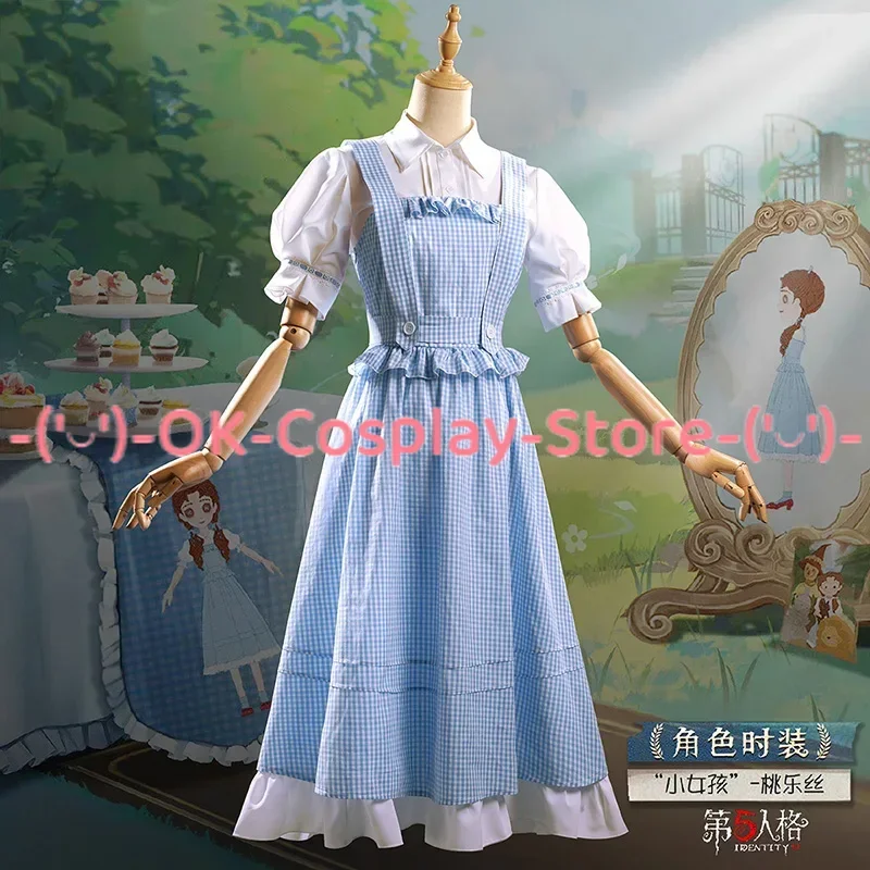 Game Identiteit V Klein Meisje Dorothy Cosplay Kostuum Vrouwen Schattige Picknick Jurk Hallween Carnaval Uniform Anime Kleding Op Maat Gemaakt