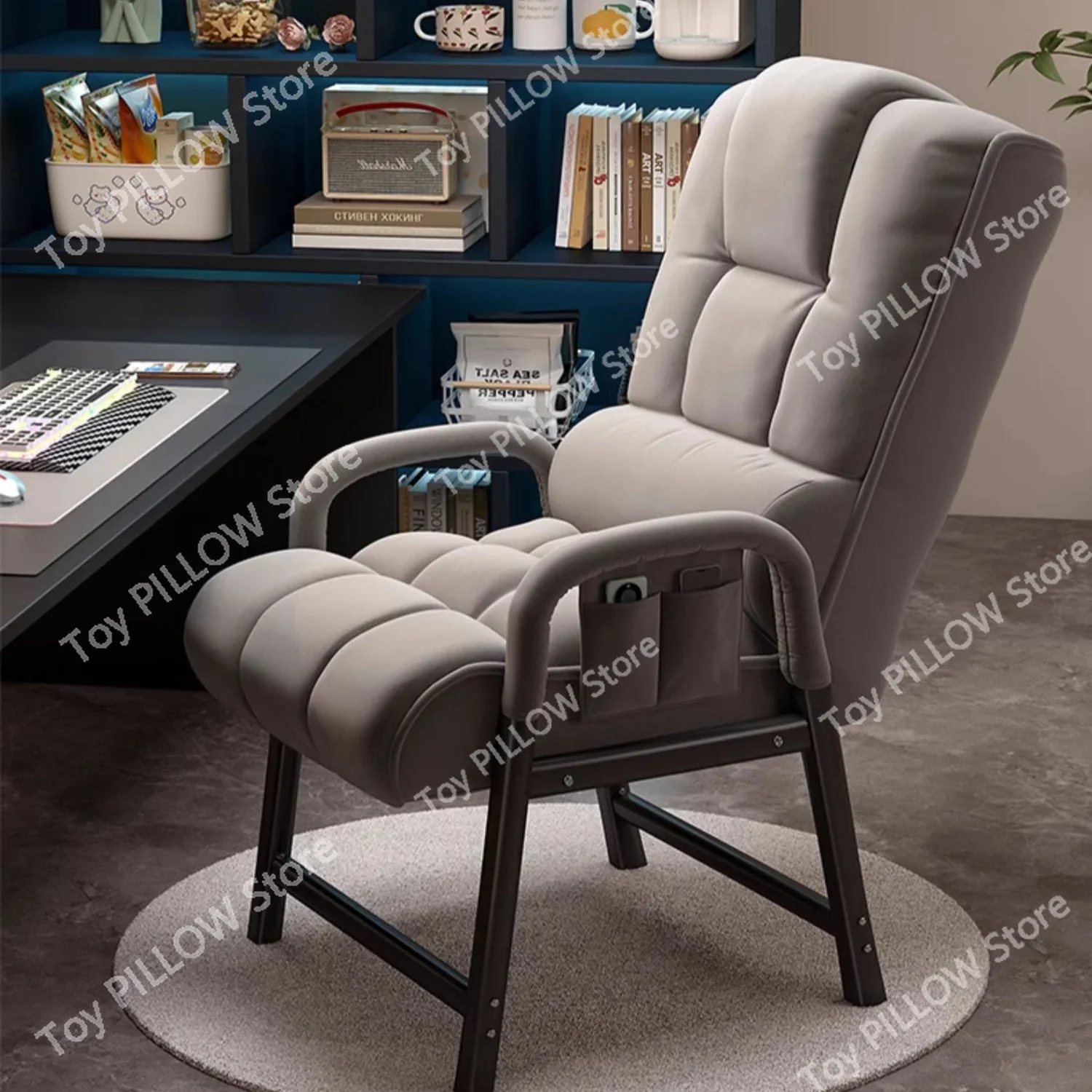 

Computer chair comfortable sedentary e-sports office sofa seat learning backrest desk dormitory college student stool