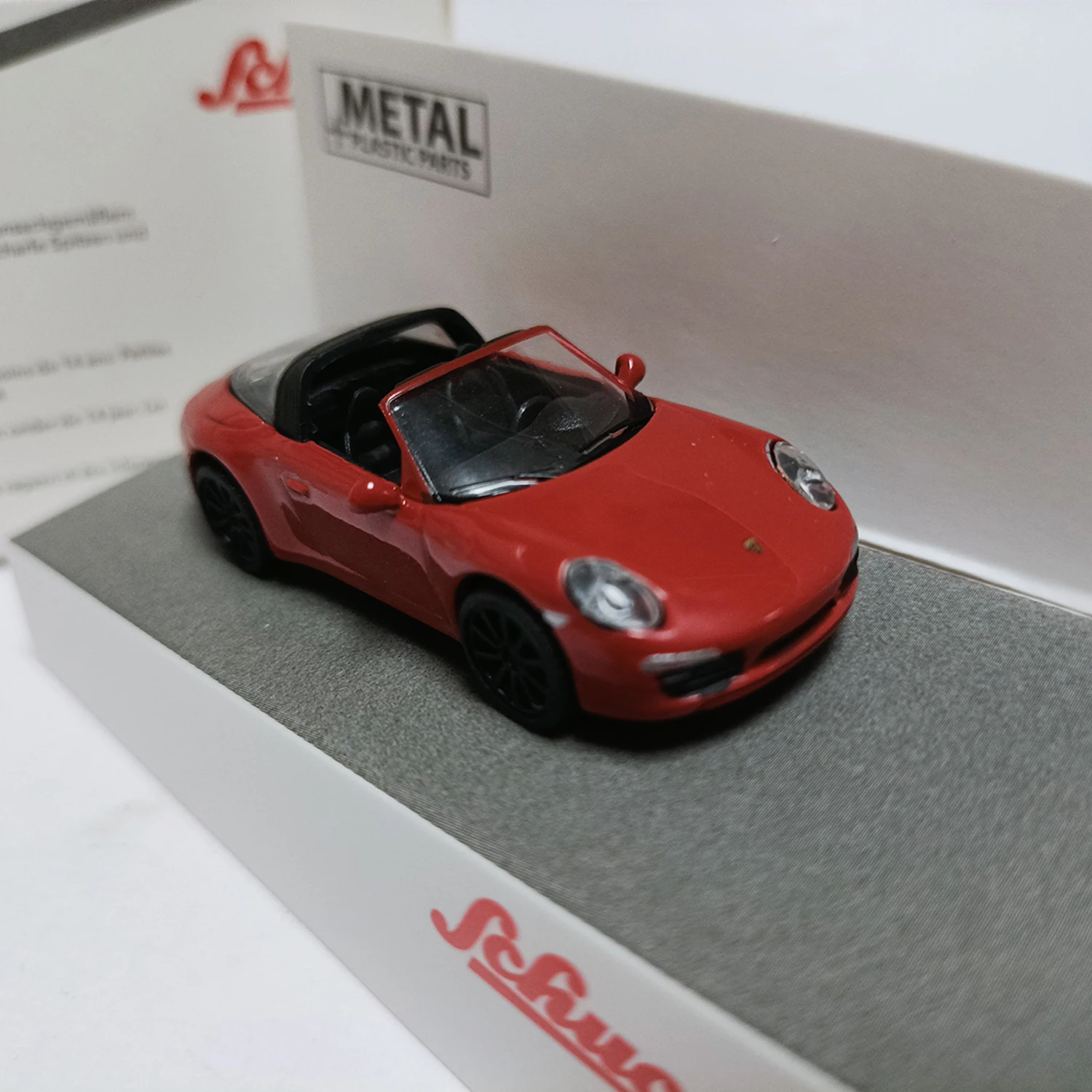 Schuco 1:87 Scale Diecast Alloy Porsche 911 Targa 4S Toys Cars Model Classics Nostalgia Adult Gifts Souvenir Static Display