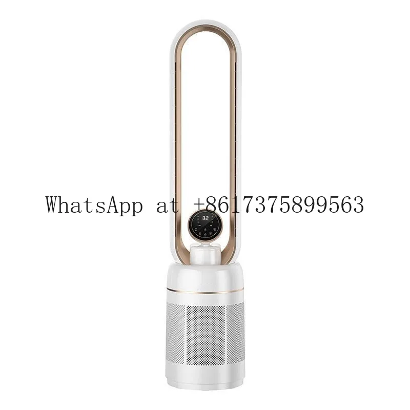 Comfort Circulating Fan Air Purifier No-blade Design Quiet Operation Effective Air Circulation Enhanced Indoor White 50