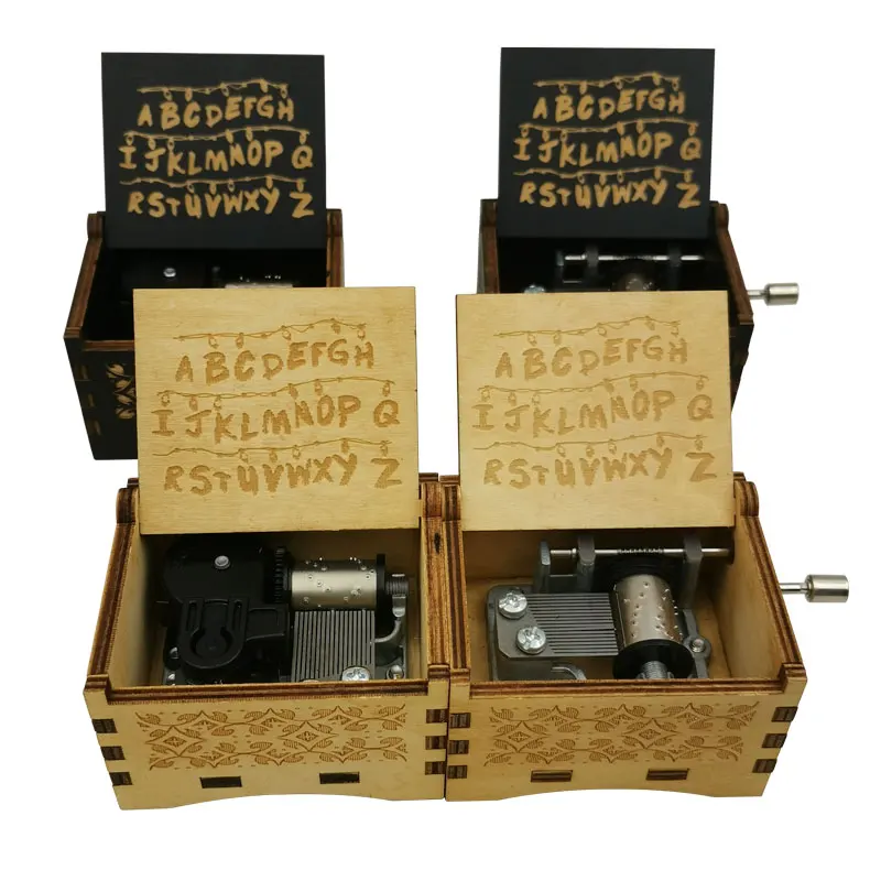 Image of TV-Serien-Themenmusik 《Kids》, 14-Sekunden-Loop, 18-Ton-Musikbox, Heimdekoration aus Holz, Party- und Feiertagsgeschenke für Freunde