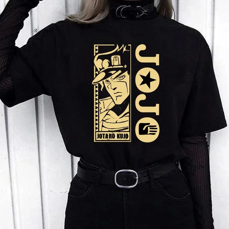 

Fashion Unisex Jojo Bizarre Adventure Plus Size Women T Shirt Tops Cartoon Anime Harajuku Tshirt Casual Streetwear
