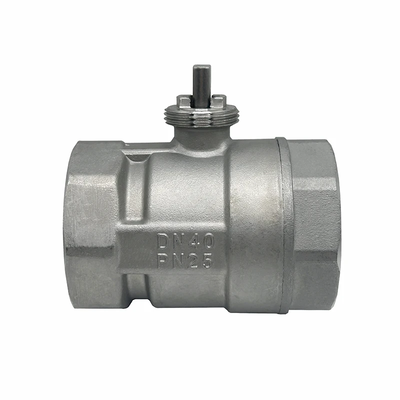 DN40 Motorized Stainless Steel Ball Valve Body Electric Thread Ball Valve Body