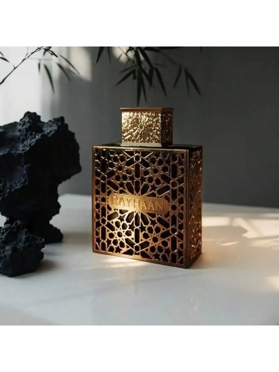 Rayhaan Gold Eau De Parfum Spray Crimson 100Ml/3.4Oz It Is an Ideal Gift Choice (Birthday Presents)