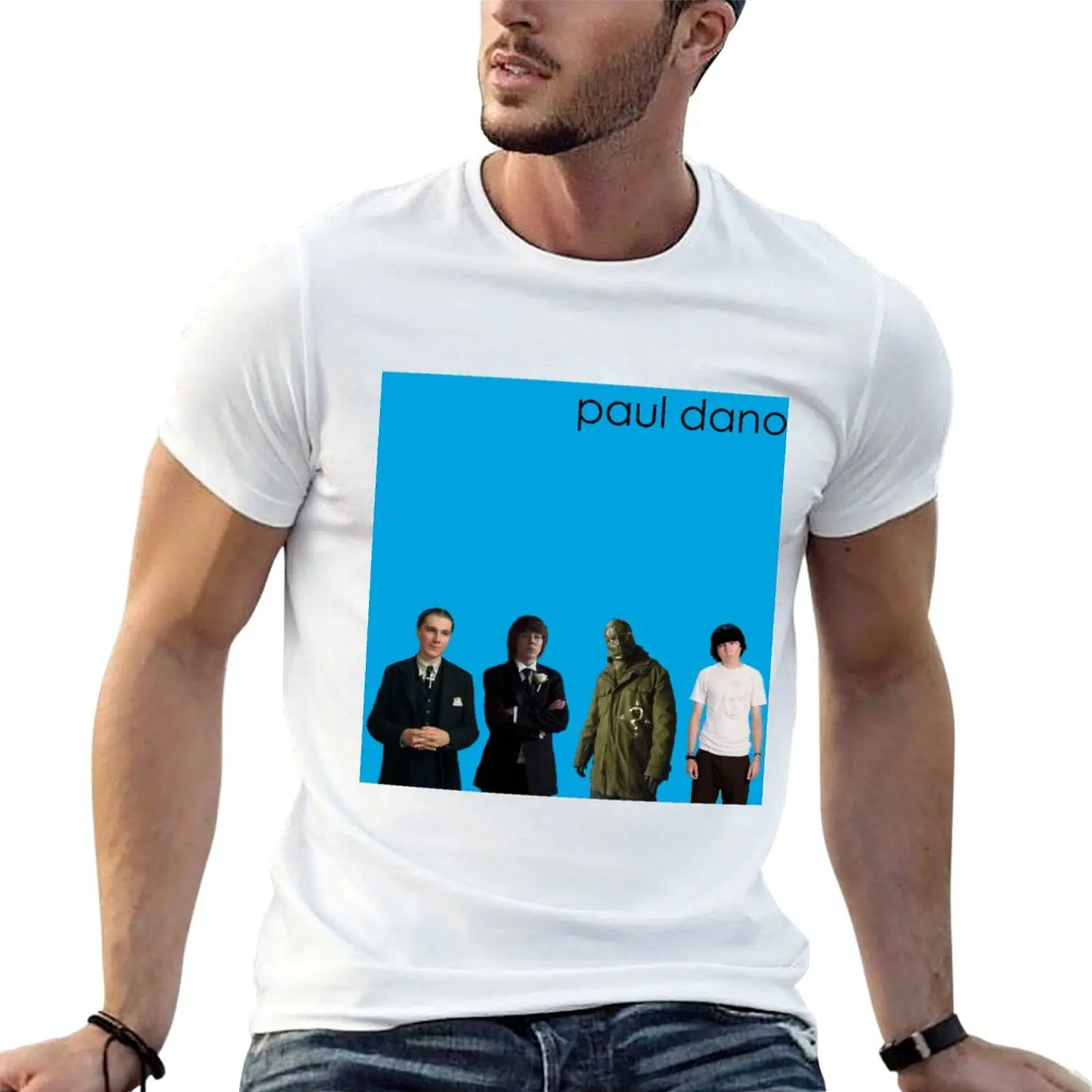 

Paul Dano but Blue T-Shirt t shirts with prints printed t shirts for man cotton t shirt man T-shirt