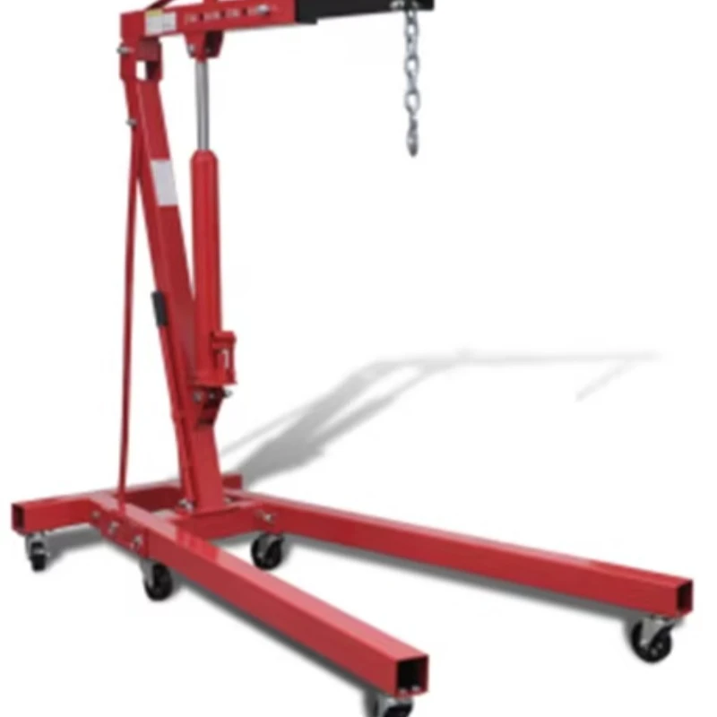 

Professional folding manual truck crane 2 ton engine crane