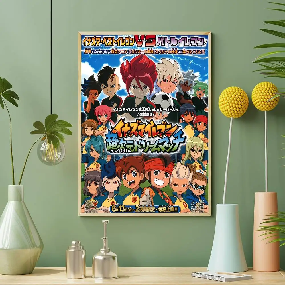 ملصق أنيمي I-Inazuma أحد عشر من قماش الساتان HD جدار فني لزج مقاوم للماء لغرفة المعيشة المنزلية وغرفة النوم ديكور جمالي
