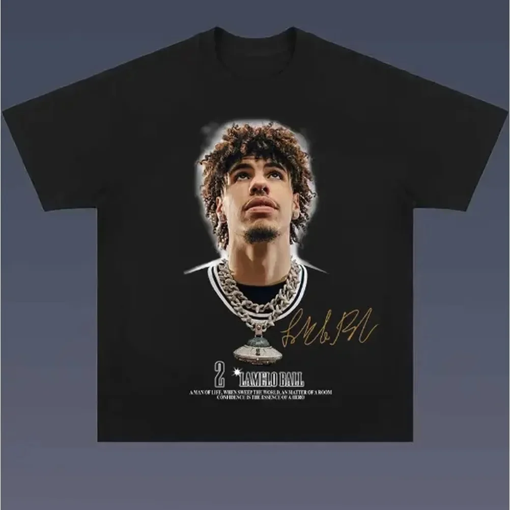 Bootleg V1 Lamelo Ball Vintage Tee, Lamelo Ball T-Shirt, Unisex Basketball Shirt, Graphic Tees, Sweatshirt Menswear Womenswear Streetwear