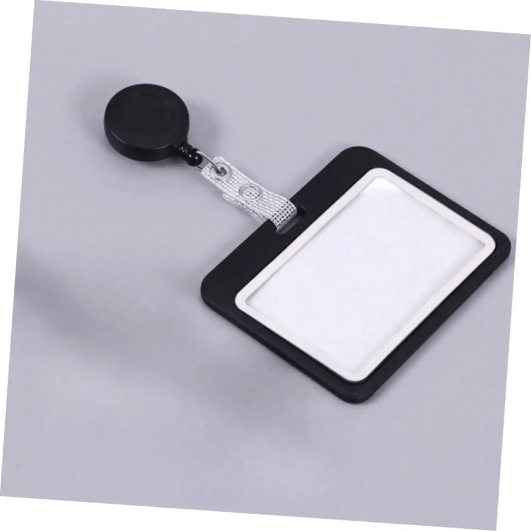 ID-kaarthouder met sleutelkoord Transparante badgehoes Creditcardbeschermer Kantoorbenodigdheden Schoolaccessoires