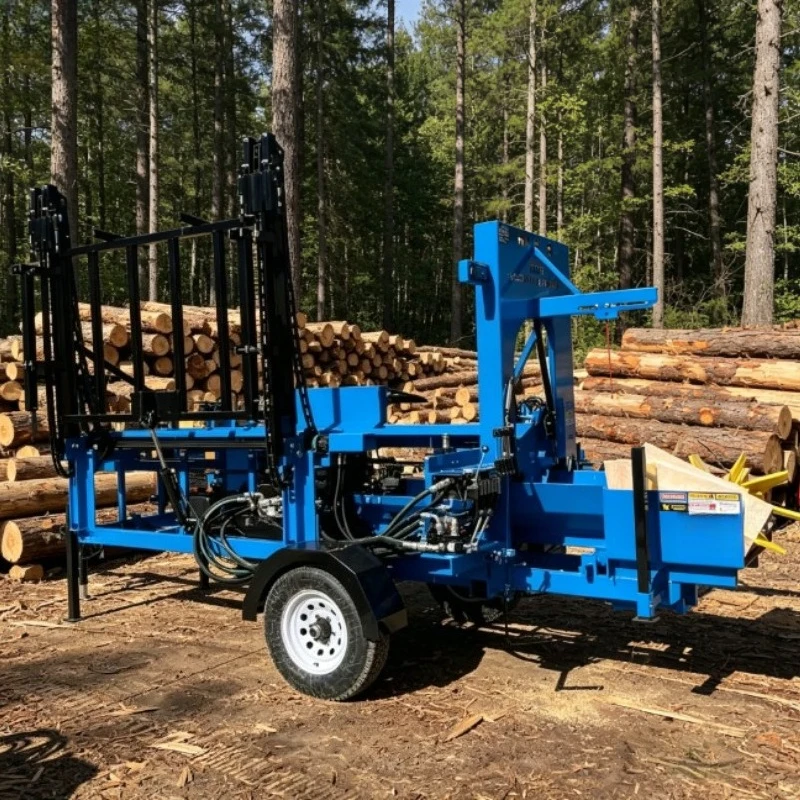 Multi-Scene Dual Purpose Hydraulic Wood Splitter Firewood Splitting Machine For Farm And Camping Field Firewood Need