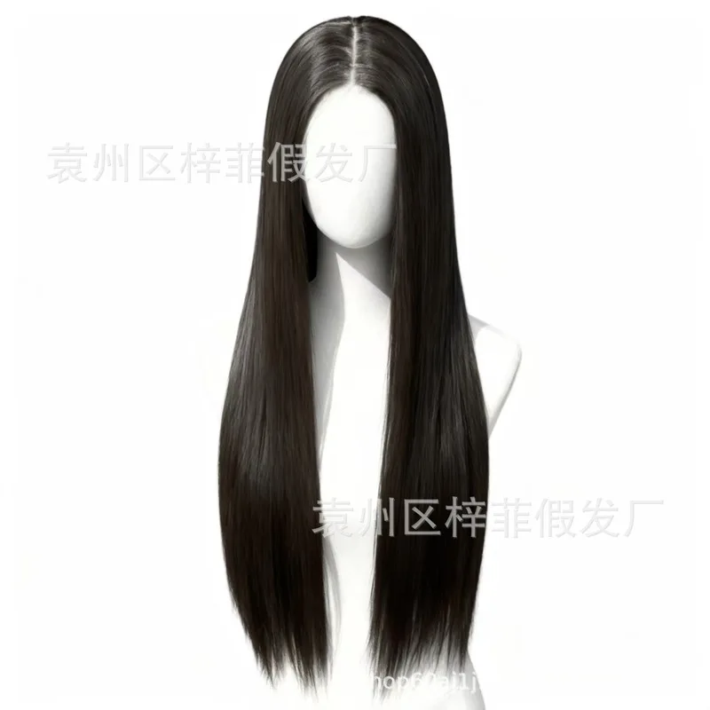 long straight for women, fluffy and natural, everyday black full head comic wig