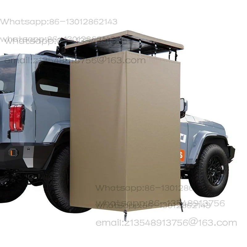 Outdoor car side shower tent Car bath tent Quick open changing room Camping changing room