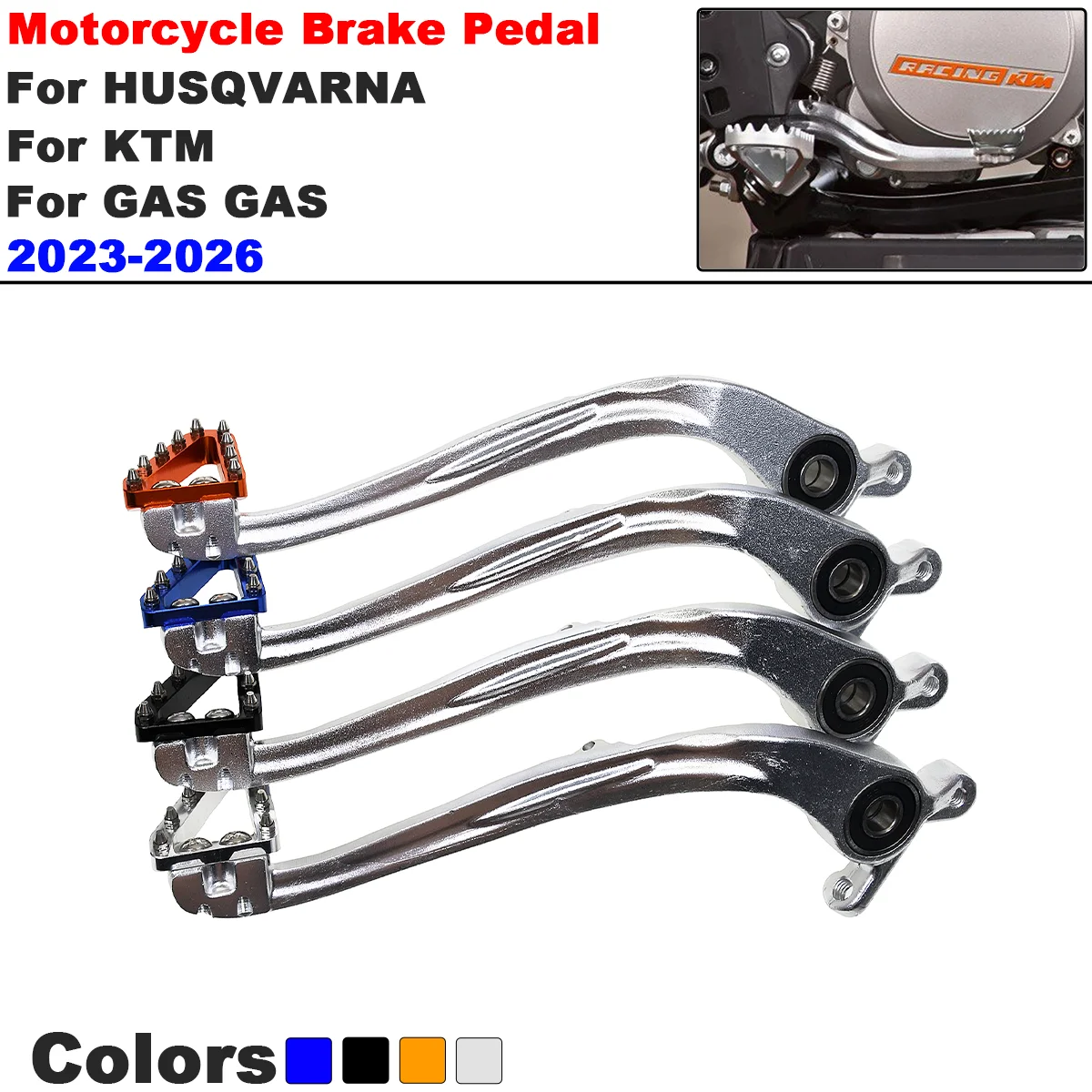 

Motocross CNC Brake Pedal Arm Foot brake lever Brake For KTM XC SX EXC XCF SXF EXCF 125 150 250 300 350 450 500 2024 2025 MOTO