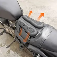 Alivio de presión antideslizante 3D Universal accesorios de motocicleta funda de asiento cojín de asiento de motocicleta cojín de Gel TPE