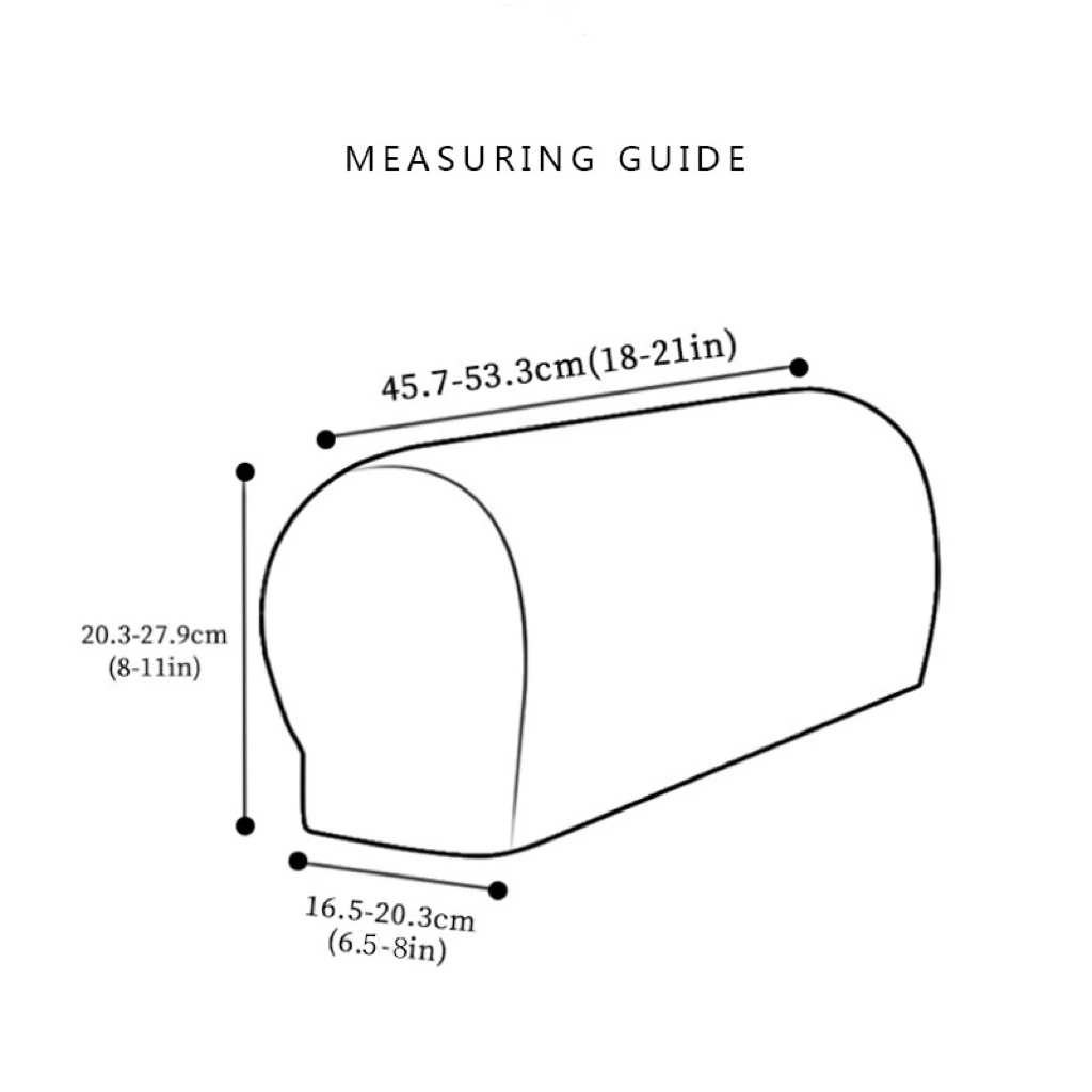 2pcs Grid Elastic Sofa Arm Covers with Thick Anti-Fouling Fabric for Home Simple Solid Color Upholstery Arm Covers