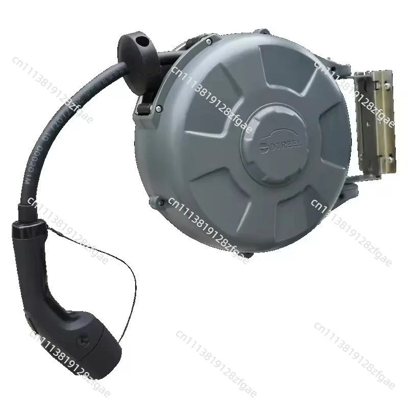 retractable reel  Cable reel  with type 2  plug 5m cable for EV charger station outdoor use
