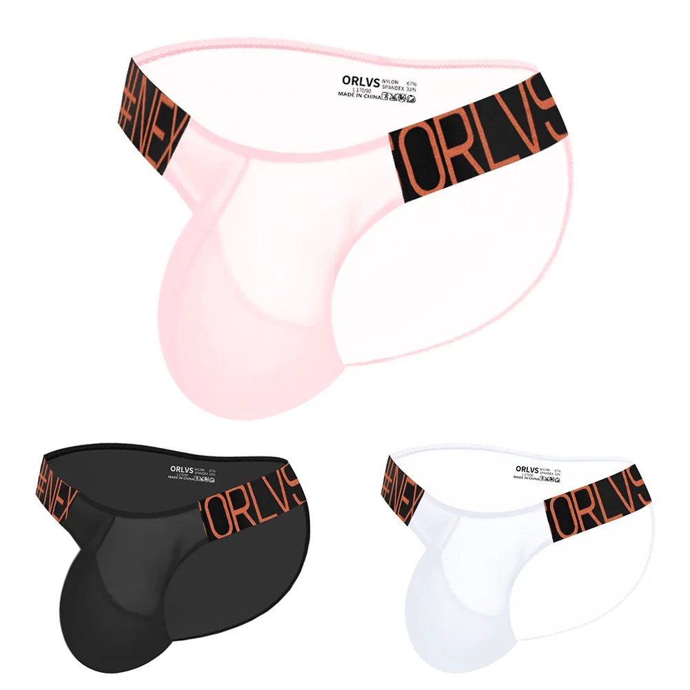 ملابس داخلية جيدة التهوية، ملابس داخلية منخفضة الخصر، نمط مثير، نسيج شفاف، نمط كولوربلوك، خصر مرن لملابس النوم، مناسب بشكل مريح