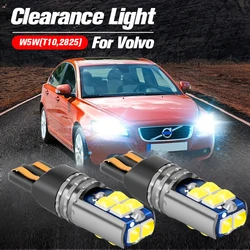 2pcs LED Clearance Light Parking Lamp Bulb W5W T10 194 2825 Canbus For Volvo C30 C70 S40 S60 S70 S80 V50 V70 XC70 XC60 XC90