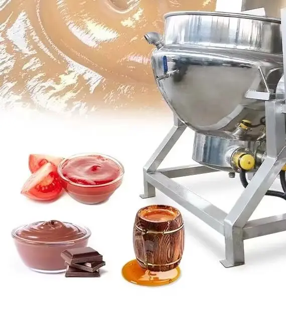 New 1000 Liter Commercial Automatic Scraper Cooking Mixer