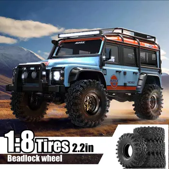 4條2.2吋獅子王橡膠輪胎,尺寸136x58mm,適用於1/10遙控攀爬車Wraith RR10 SCX10 H8H Wrangler。 8 最佳銷售 2.2 履帶輪胎 - №2