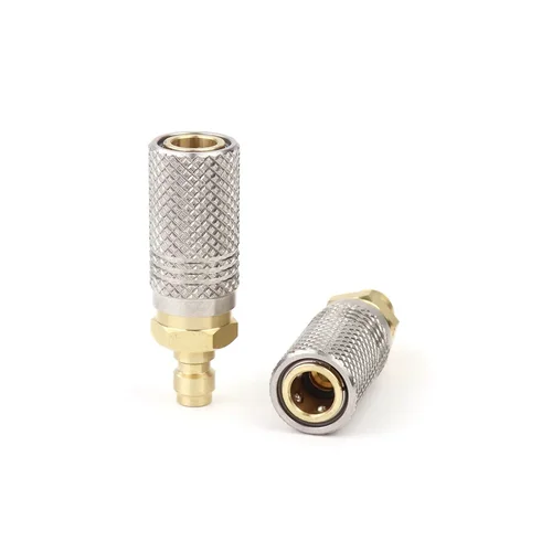 Adaptador de liberación rápida de carga de aire extendida HPA, enchufe de acoplamiento de relleno de 8mm