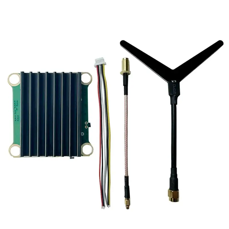 1.2G 1.3G VTX 3W 3000Mw 9 Channels For FPV Audio Video Transmitter With Built-In Antenna For FPV RC Racing Drone(PAL/NTSC)