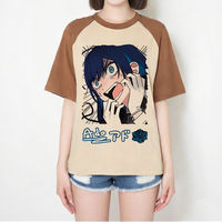 Ado World Tour 2025 Hibana tshirt female Retro hip hop Digital Psychedelic anime t-shirt streetwear Retro aesthetic