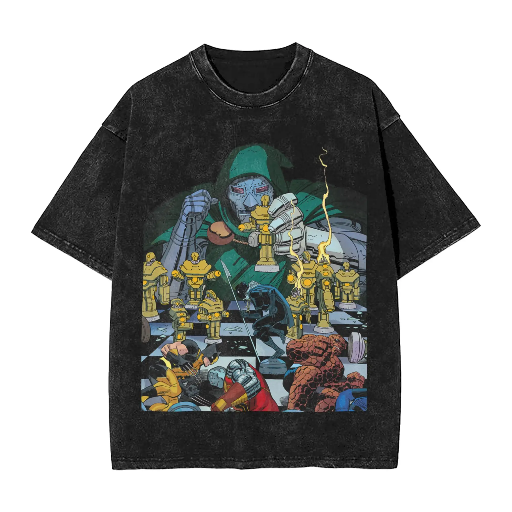 Dr Dooms T-Shirt Beach  Y2K Fun T-Shirts Cotton Hip Hop Tshirt For Man Short Sleeve Loose Tees
