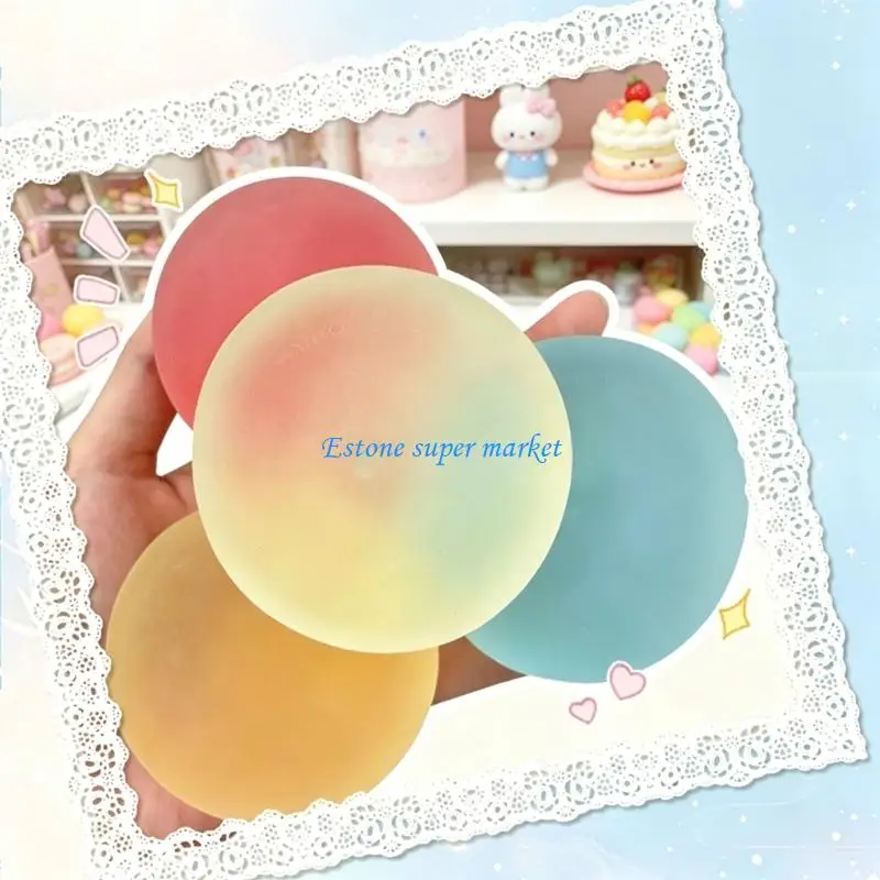 090B 4Cm/6Cm Soft Squeeze TPR Stress Relief Ball Random Hand Therapy Toy For Adults Kids Office Home Use