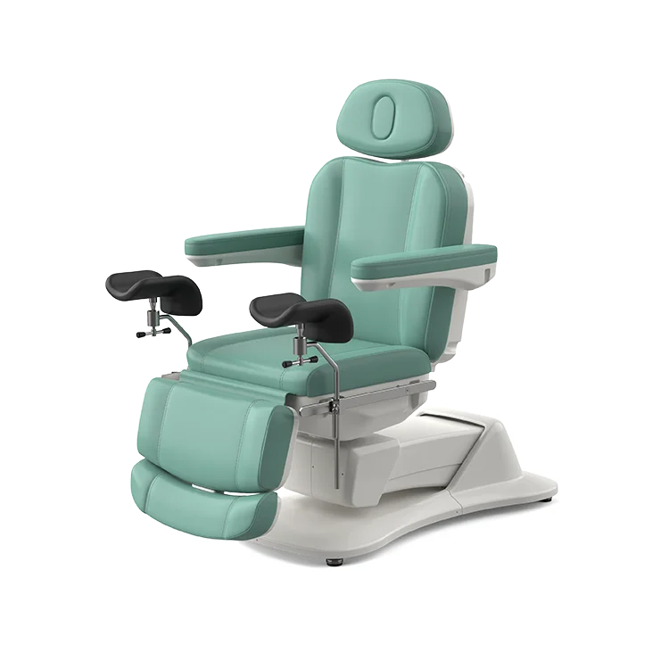 Morley-441FC Silla de tratamiento de masaje de Spa totalmente eléctrica Mesa de examen de operaciones ginecológicas médicas con estribos