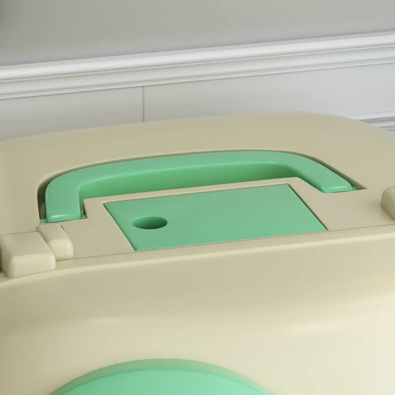 Caja de arena cerrada extra grande para gatos, anti-salpicaduras - imagen 4