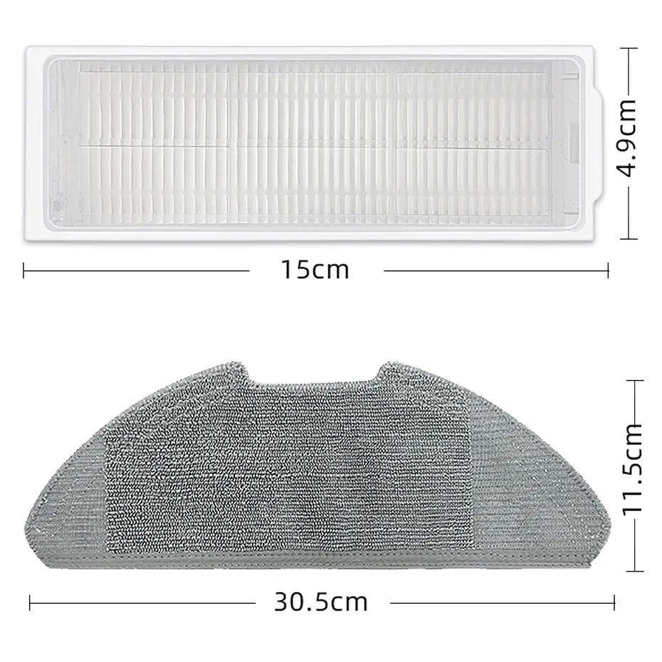 Filter For Xiaomi Mi Robot Vacuum-Mop 2 Pro Lite MJST1SHW MJSTL Mop Cloth Main Side Brush Pares Mijia Vacuum Cleaner Accessories