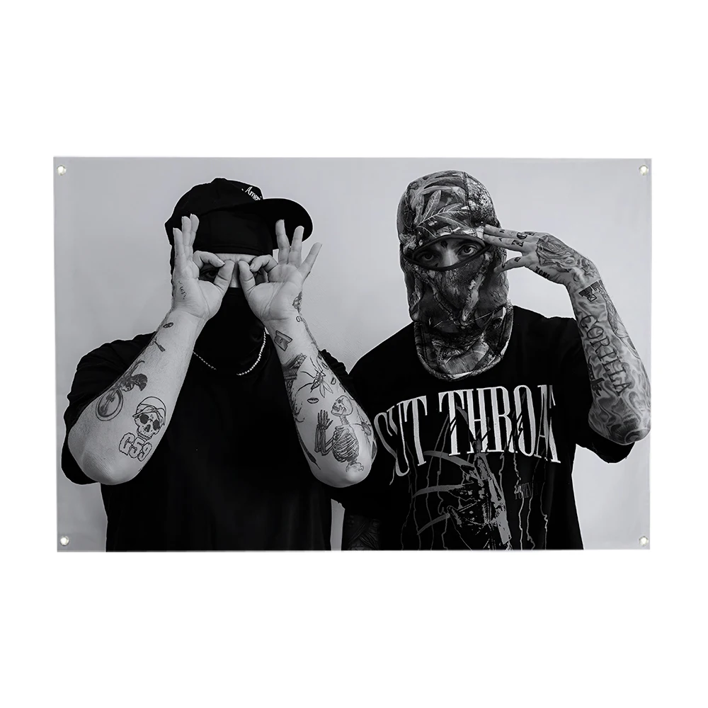 Suicide Boys Music Album Flags Funny Interesting pictures Men's Cave Wall tapestry With Brass Grommet Suitable For University
