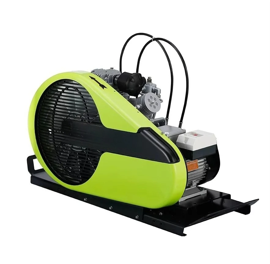 Low Noise Air Compressor 3 Cylinders Portable Oil Lubricated Air Compressor Pump for Diving & Firefighting