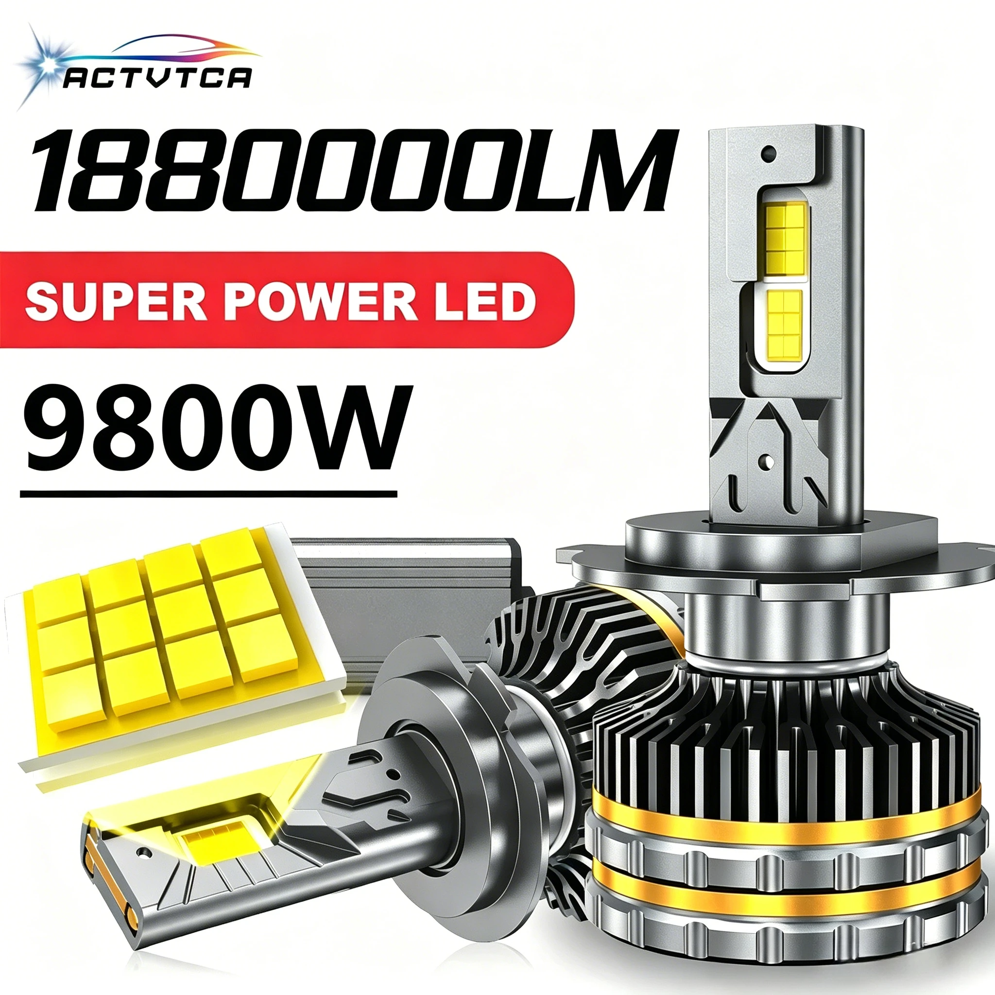 

2PCS 9800W H7 H4 LED CANBUS H11 H1 H3 H8 H9 H11 HB3 9003 9005 HB4 9006 9012 9007 9008 H13 Auto Headlamp Fog Lights Hot Sale 12V