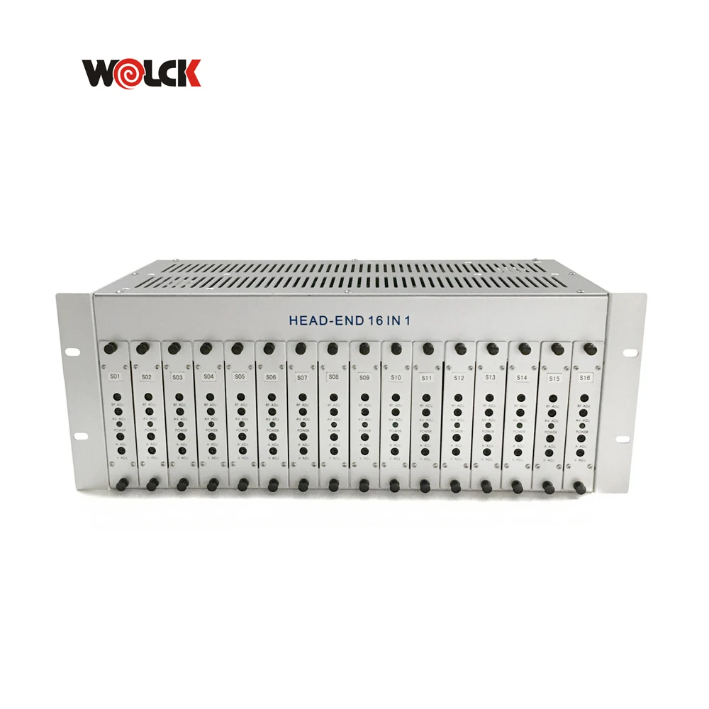 

Wolck Headend Equipment 24-канальный AV вход RCA комбайнер усилитель аналоговый фиксированный CATV Rf модулятор