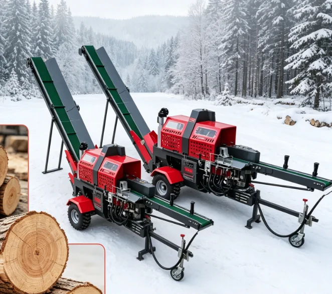 Customized Forestry Machine 20 Ton Fire Wood Processor Automatic Firewood Processor For Sale