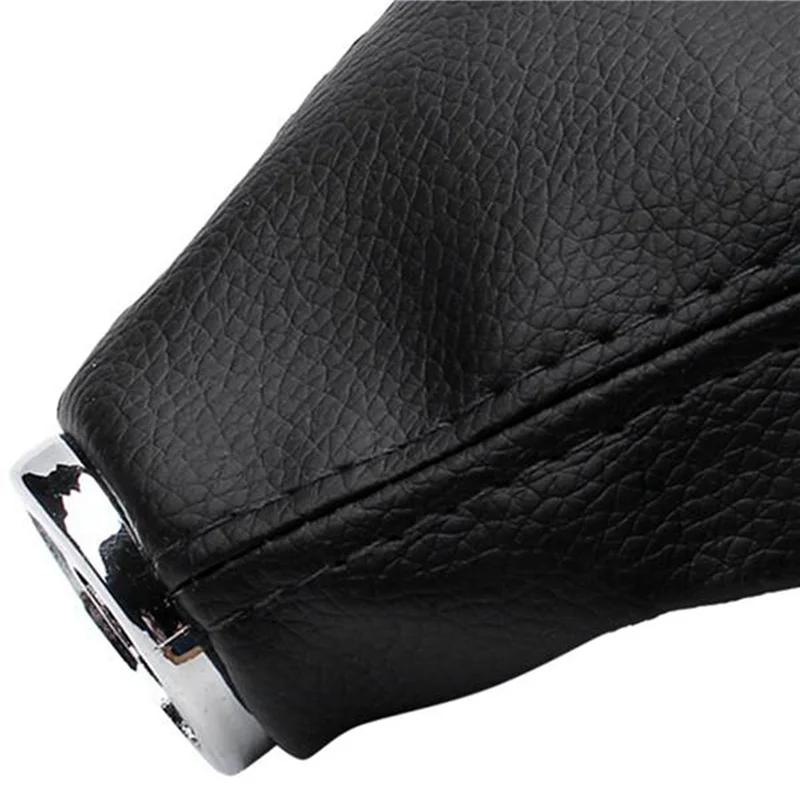 Ac29-10X 5 سرعة سيارة بولي Leather الجلود والعتاد التحول المقبض التحول غطاء الترس التحول والعتاد التمهيد لتويوتا أفينسيس T25 MK2 II 2003-2009