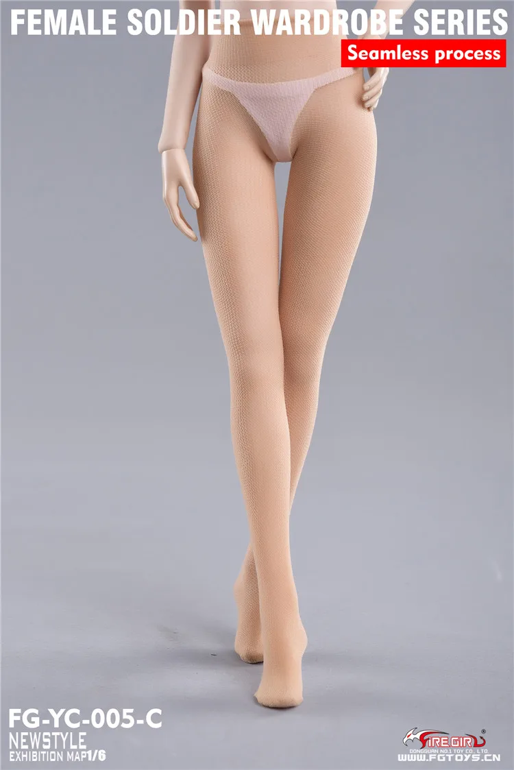 Fire Girl Toys FG-YC-005 1/6 Scale Female Soldier Accessory Seamless Pantyhose Clothes Fit 12 inch Action Figure Body In Stock