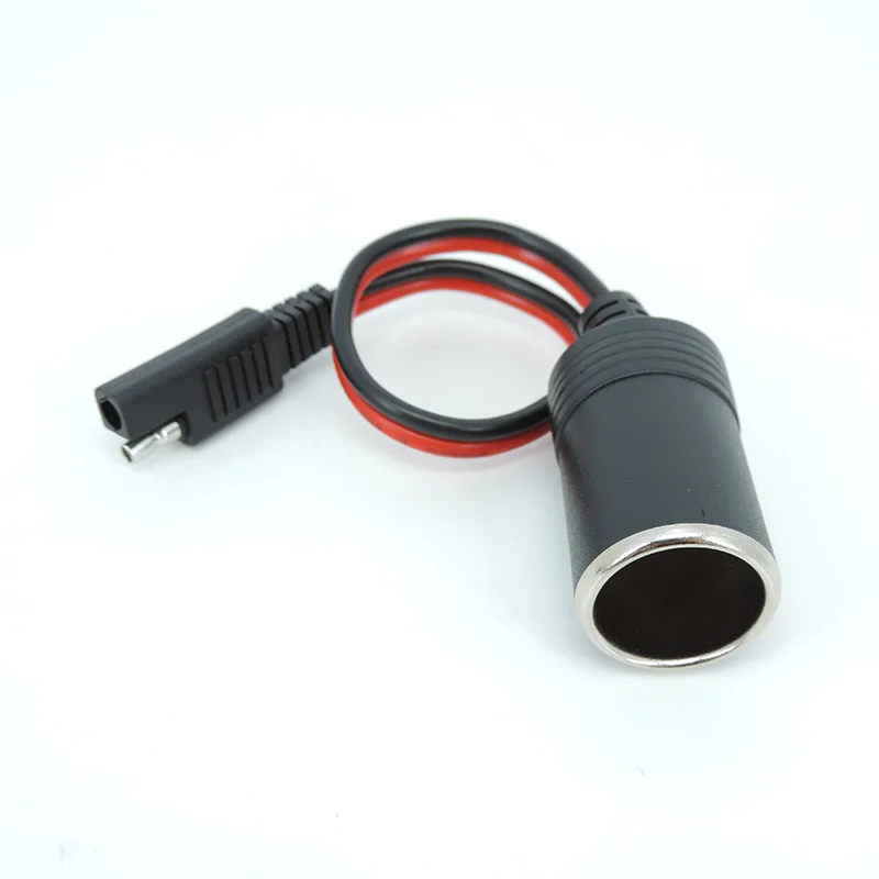 14AWG 30CM 20A 12/24V car Female Cigarette Lighter Socket to SAE 2 Pin Quick Release Disconnect Connector Plug Extension Cable w