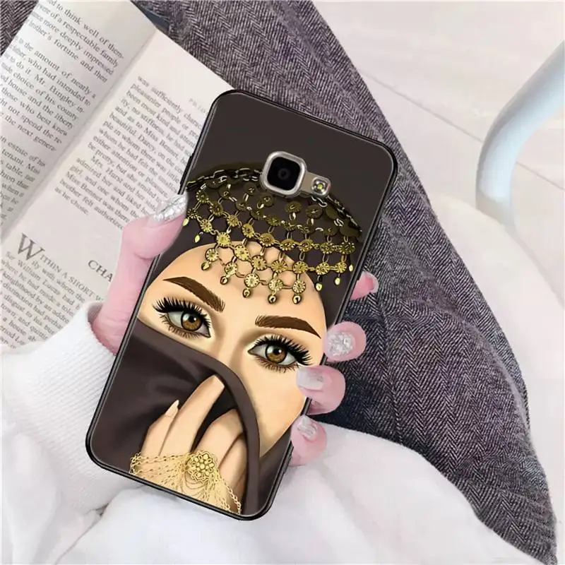 Muslim Islamic Arabic Hijab Face Phone Case for Samsung A51 01 50 71 21S 70 31 40 30 10 20 S E 11 91 A7 A8 2018