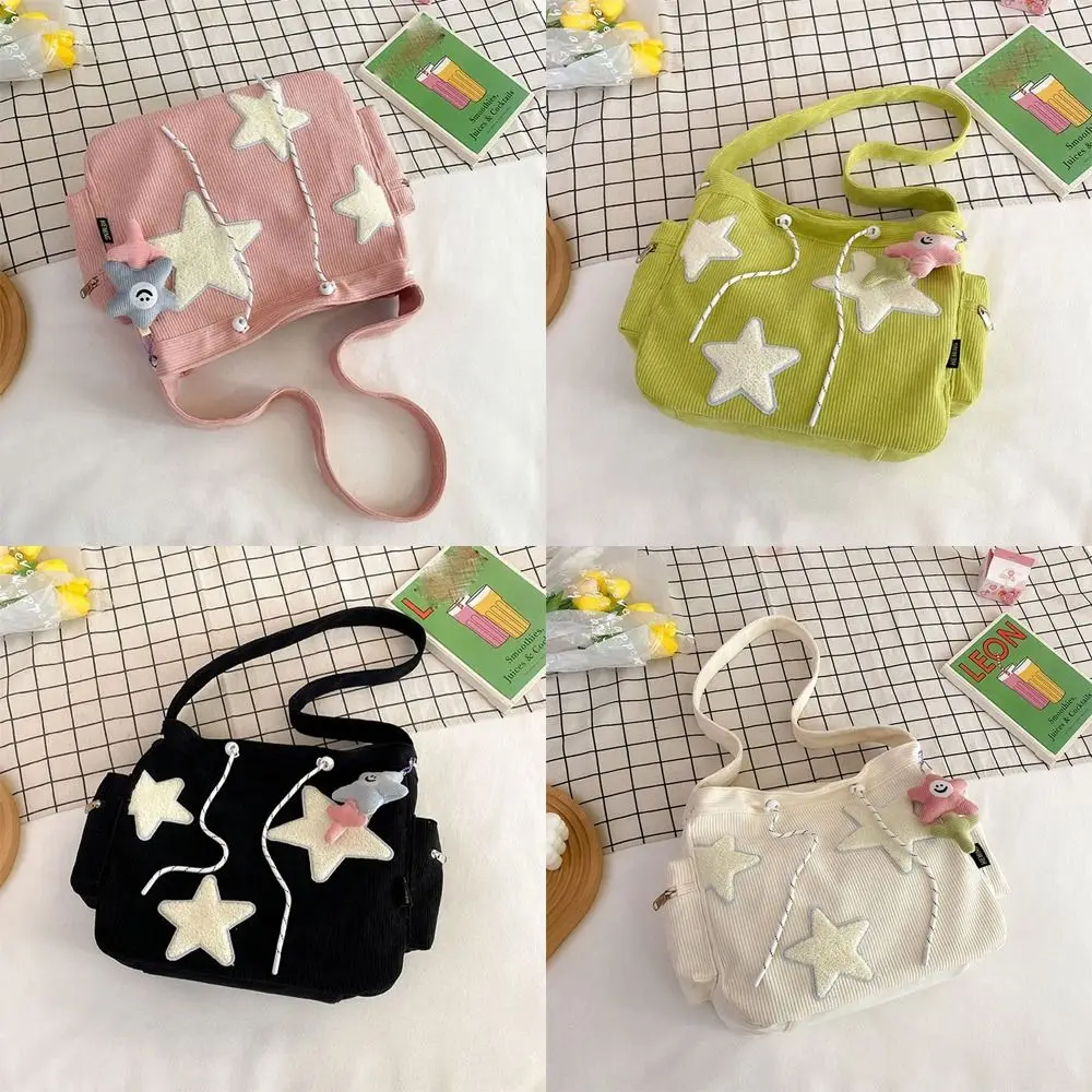 حقيبة الرباط ماكياج أحمر الشفاه حقائب الفتيات حقائب مستحضرات التجميل المخملية حقائب اليد الكورية المرأة حقيبة كروسبودي ستار حقائب كتف Y2k نمط