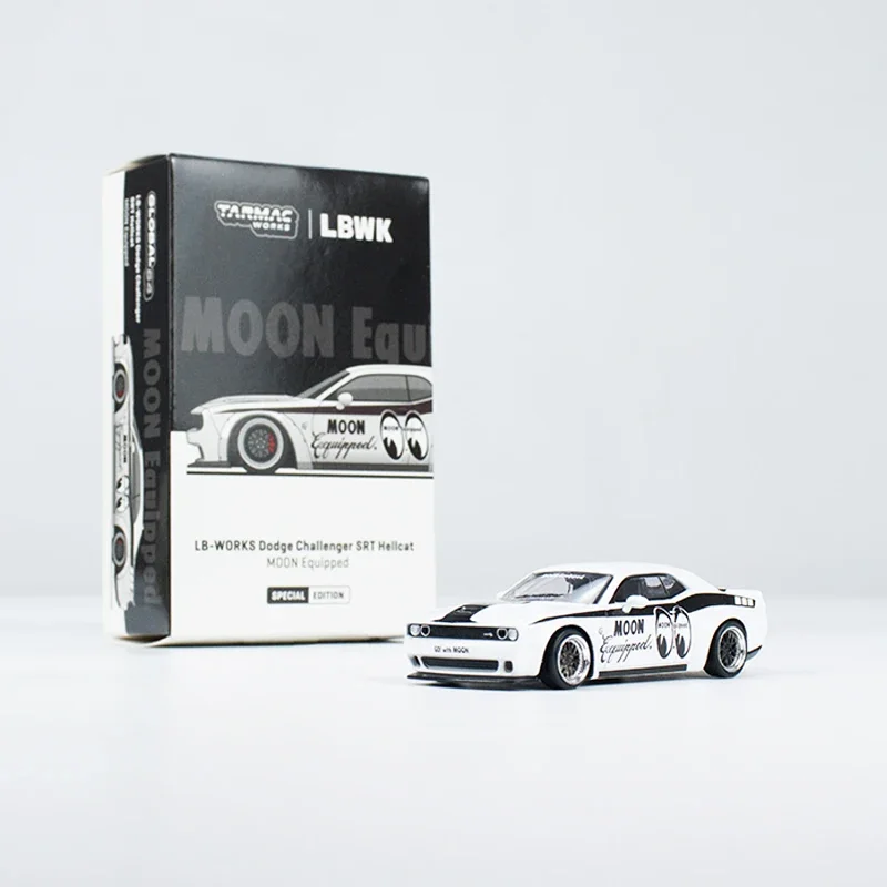 Tarmac Works 1:64 모델 자동차 LB-WORKS 챌린저 SRT 헬캣 합금 다이 캐스트 차량-Mooneyes 컬렉션