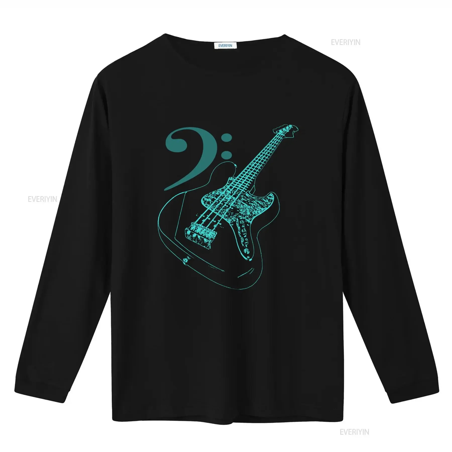Neon Bass with Clef Design T Shirt for Bassists Players Available in Sizes S 5XL vintage Washed Comfortable graphic fashion