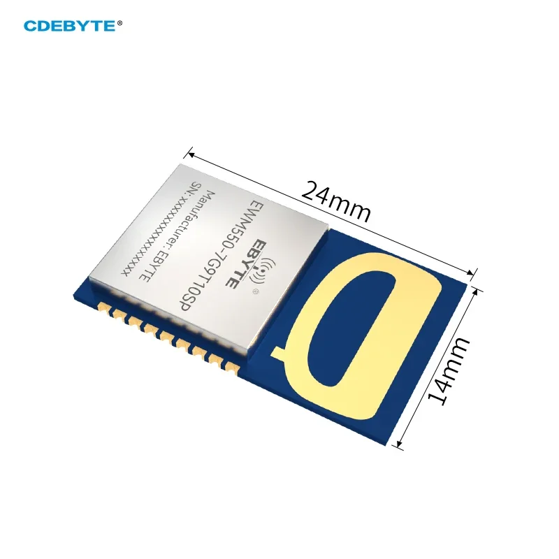 CH5 CH9 MK8000 Ultra-Wideband Wireless Ranging Positioning UWB Module CDEBYTE EWM550-7G9T10SP UART SMD AT Command