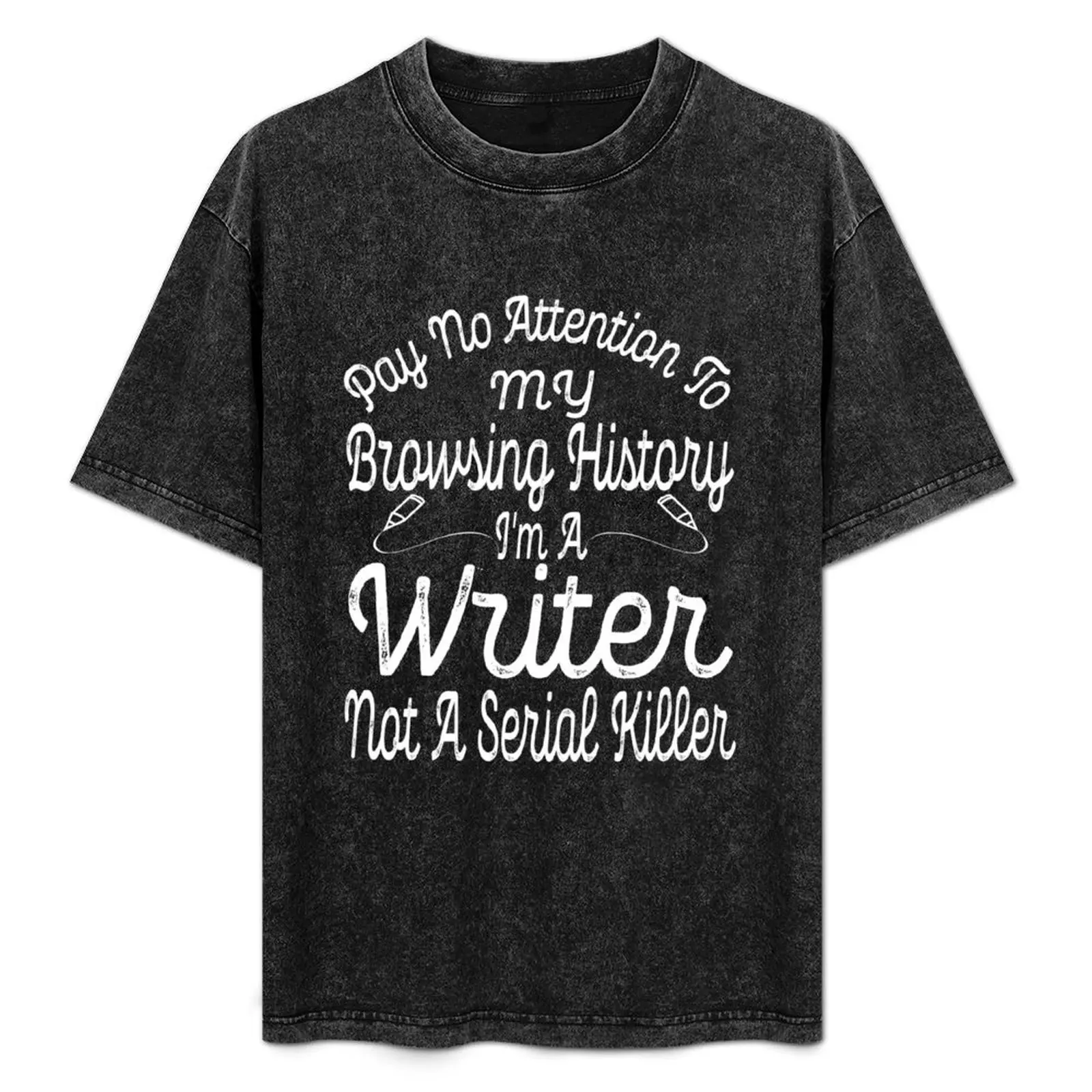 

Funny Writer Gift, Author Novelist, Novel Writer Browsing History T-Shirt Daily Casual Short Sleeve Tee Shirt